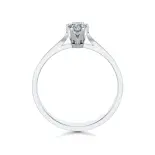 Pierścionek zaręczynowy z brylantem